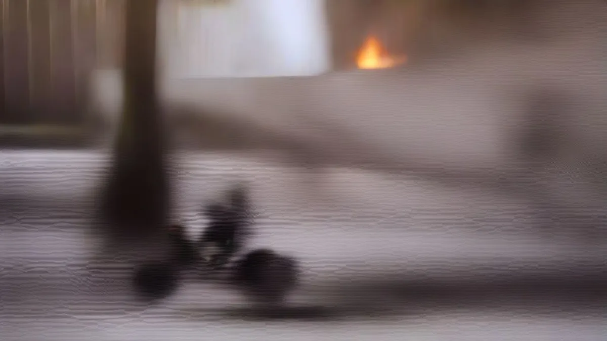 Realistic press photograph covering 2 Killed As Bike Bursts Into Flames After Head-On Crash With Another 2-Wheeler In Tamil Nadu