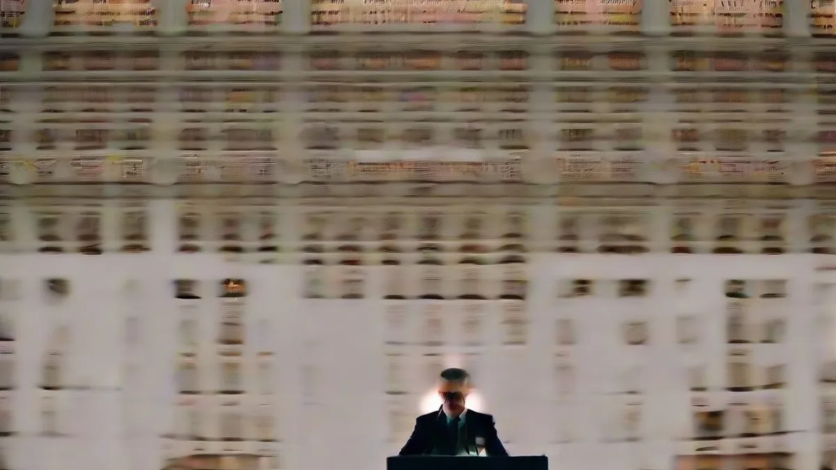 General David Petraeus speaking at an international summit podium