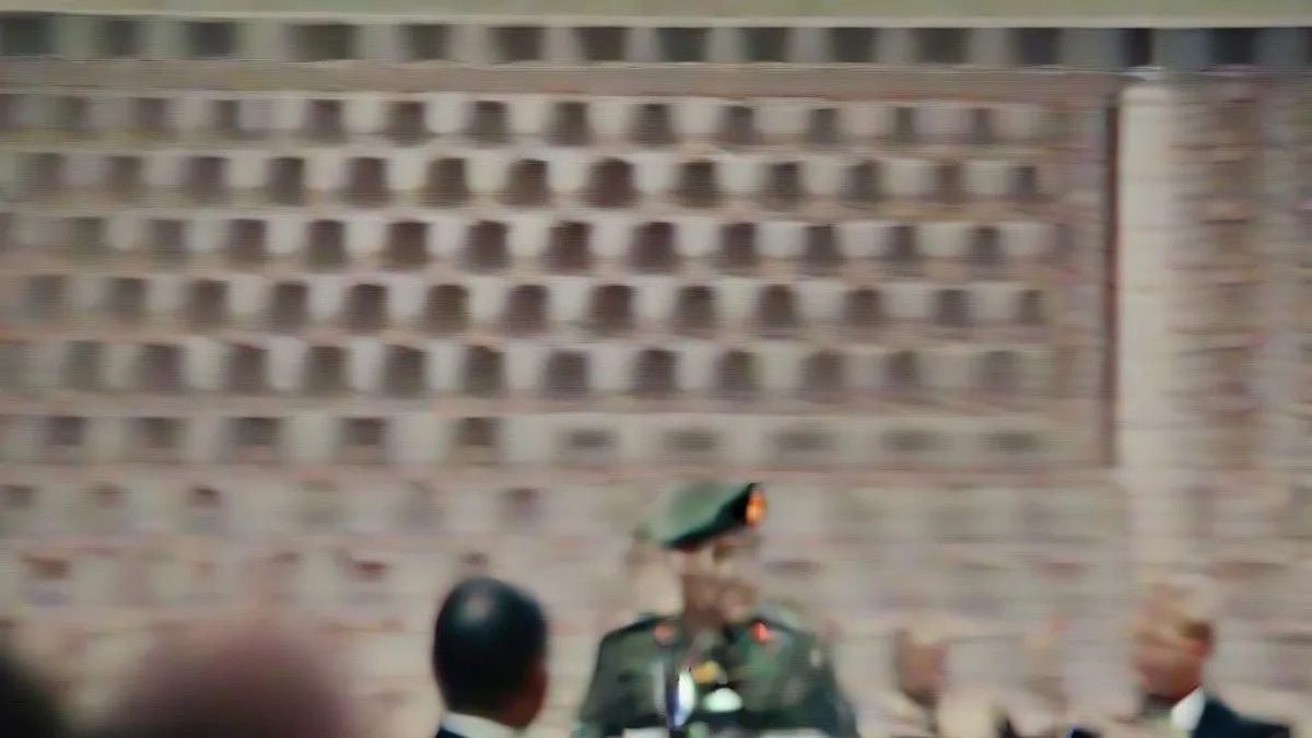 Senior Indian military leadership discussing defense and theaterisation policies.