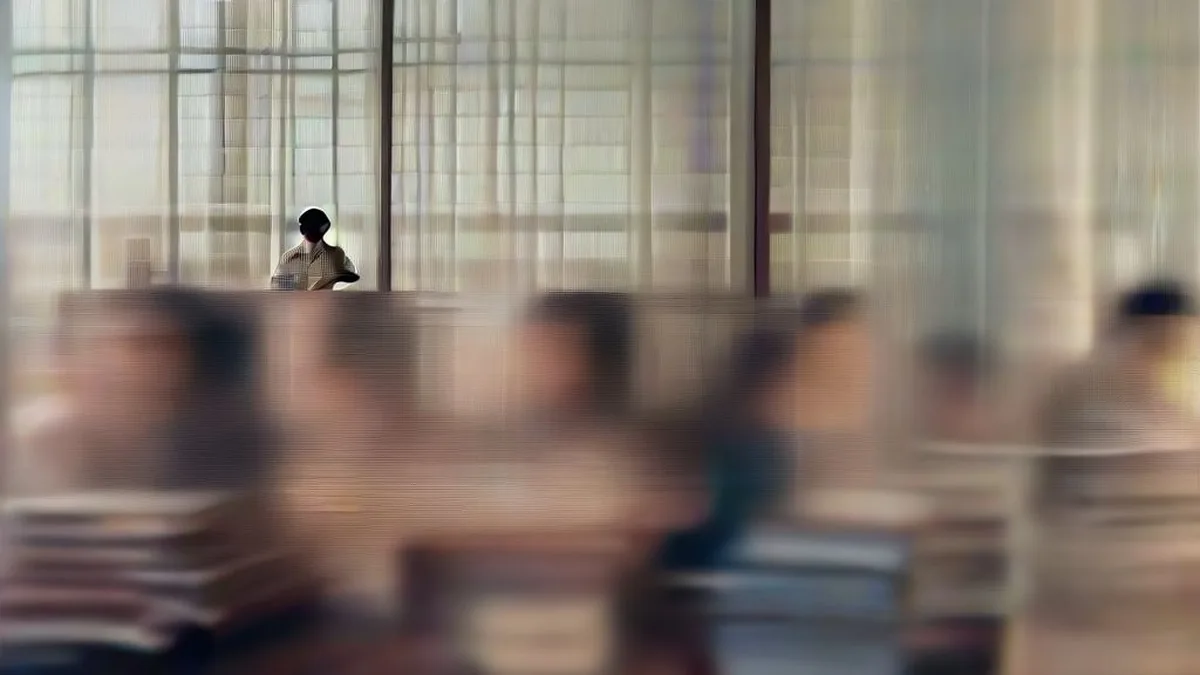 Young students studying in a library preparing for competitive government exams in Assam