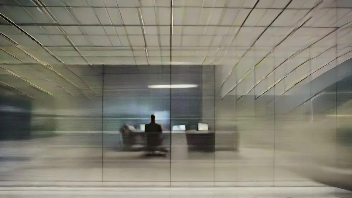 A cybersecurity professional analyzing digital threat data on multiple monitors in a secure operations center.