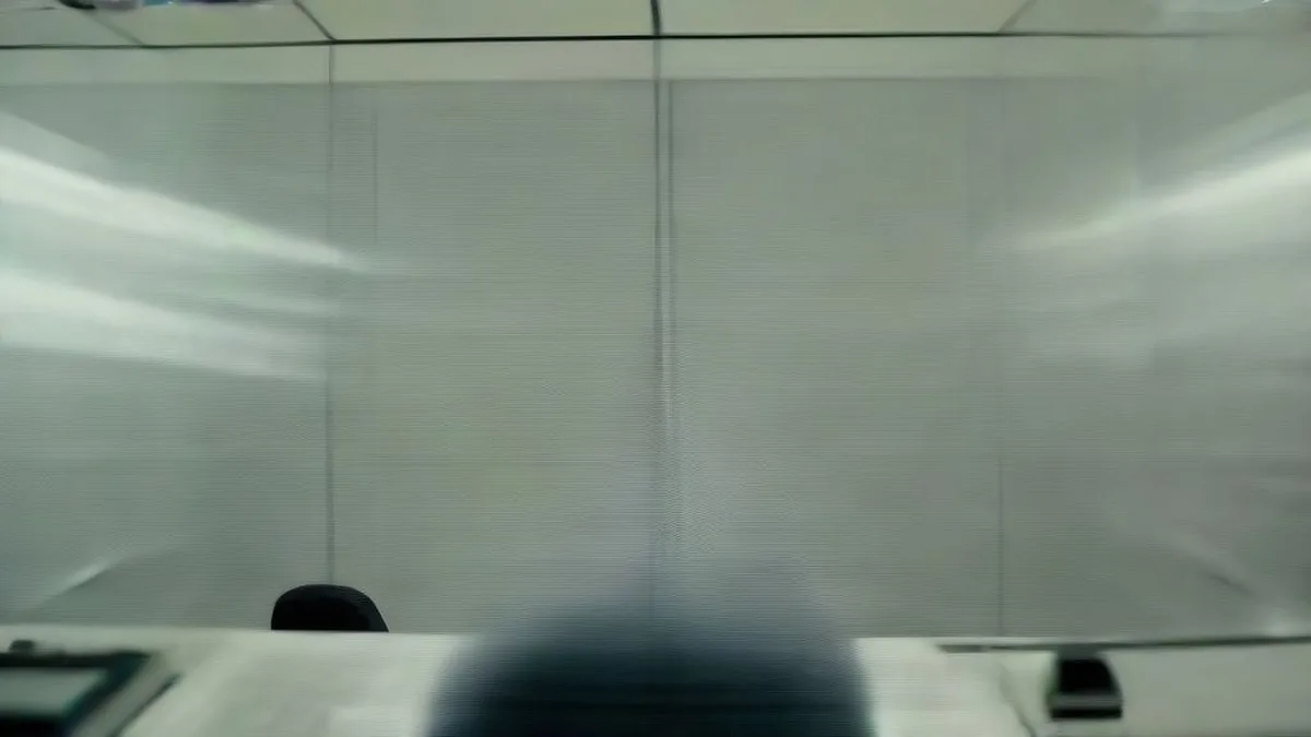 A neuroscientist reviewing complex brain scan data on multiple computer monitors in a research lab.