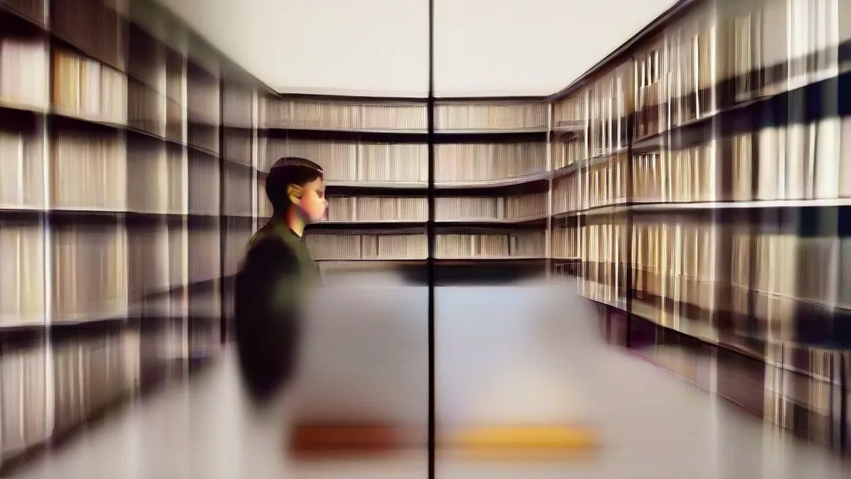 A student studying intently at a desk with books and a laptop for management entrance examinations.