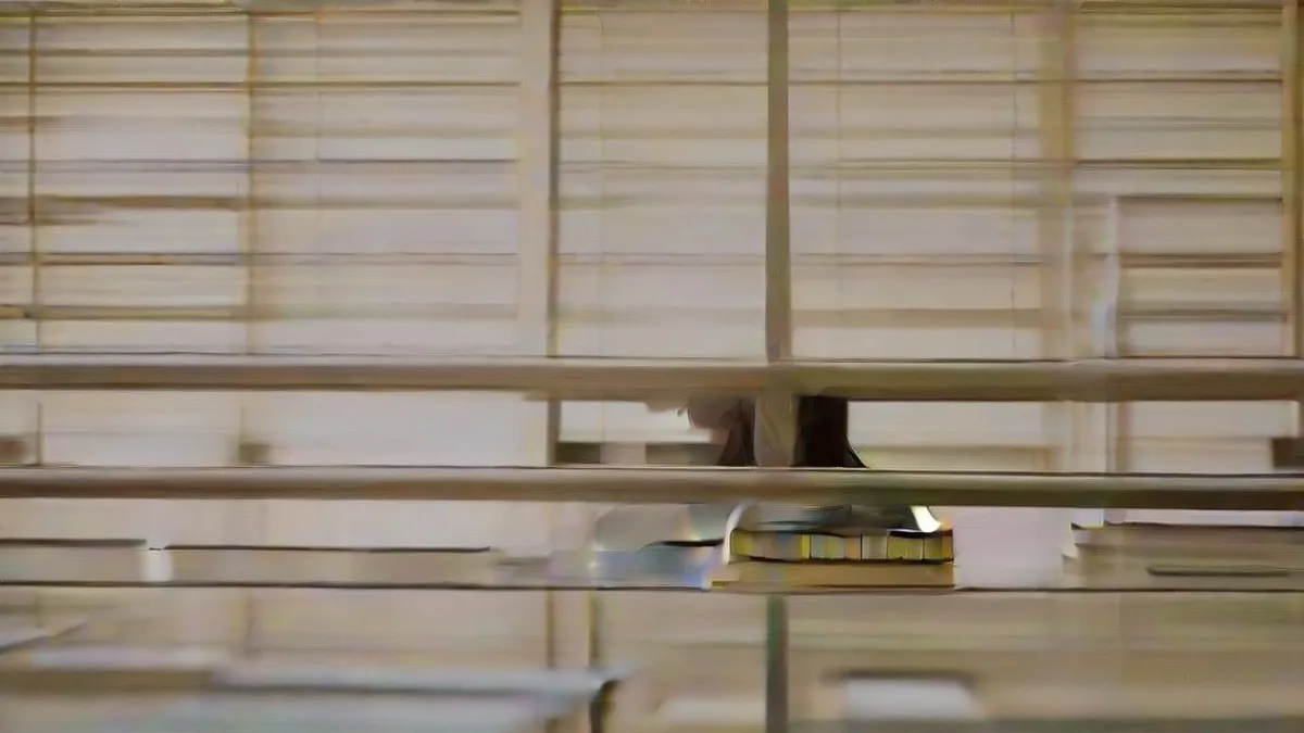 A student studying textbooks at a desk preparing for board examinations.