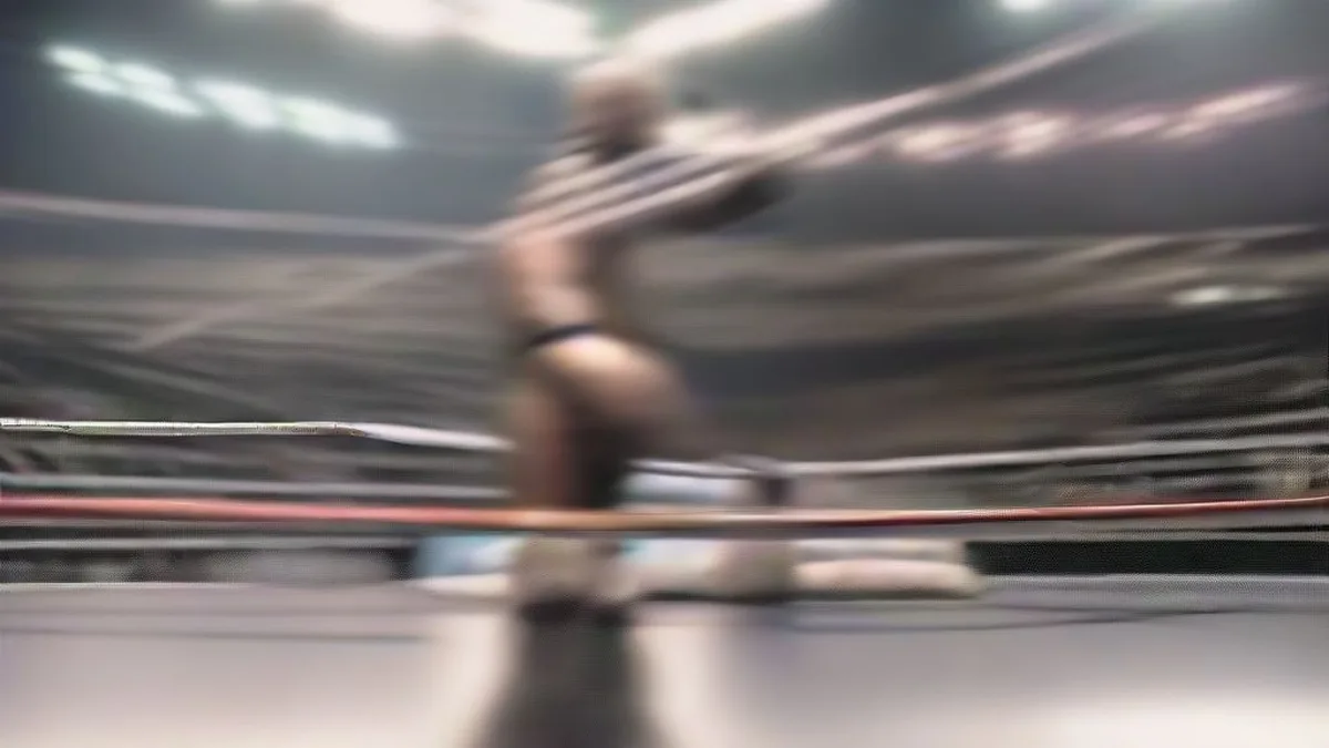 Daniel Dubois in the boxing ring during a training session