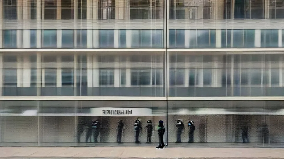 French police officers in protective gear standing on duty during daytime protests.