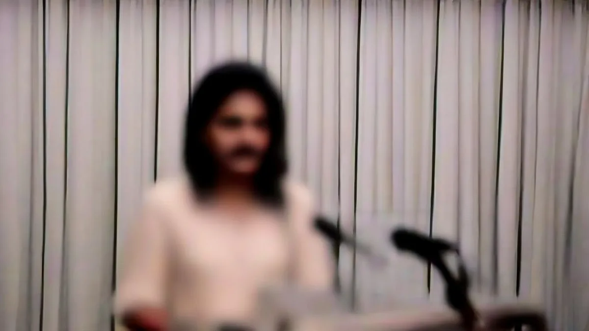 MEA spokesperson addressing the media during a press conference