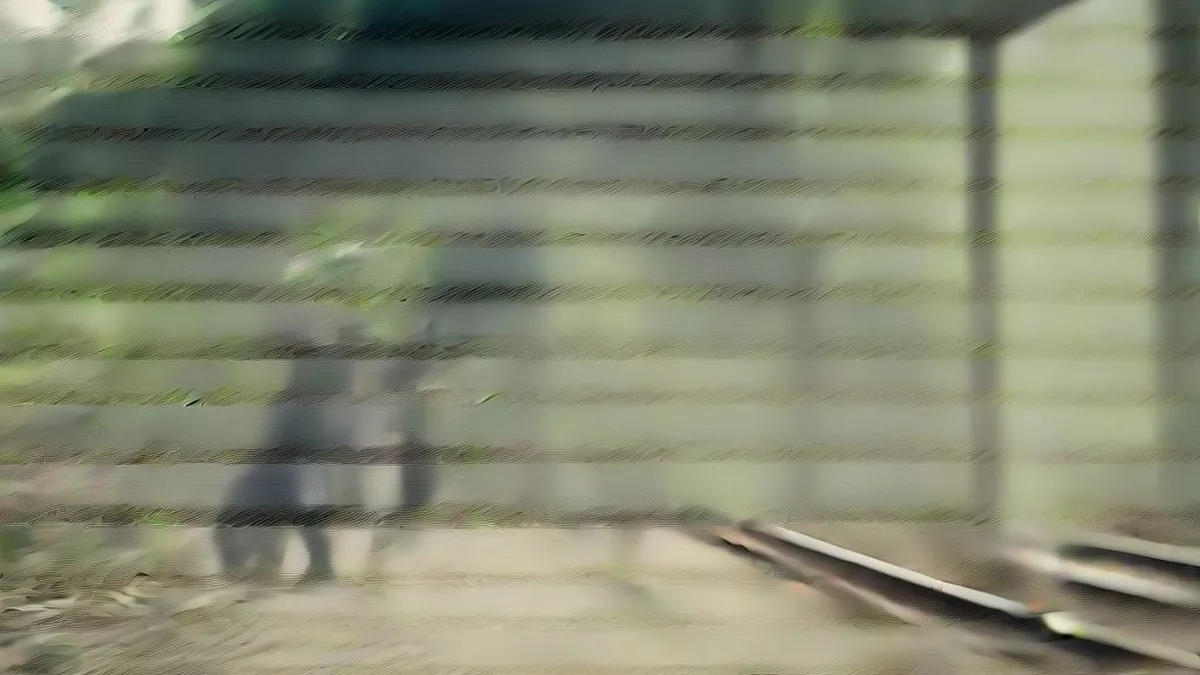 Police personnel gathered near a railway track in a forest in Jharkhand