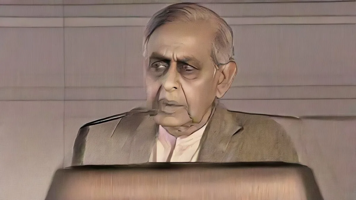 A press conference setting in Kerala representing the political developments involving the Congress party.