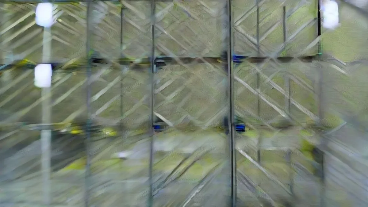 Customs officials examining seized server units containing advanced AI chips in a Malaysian cargo warehouse.