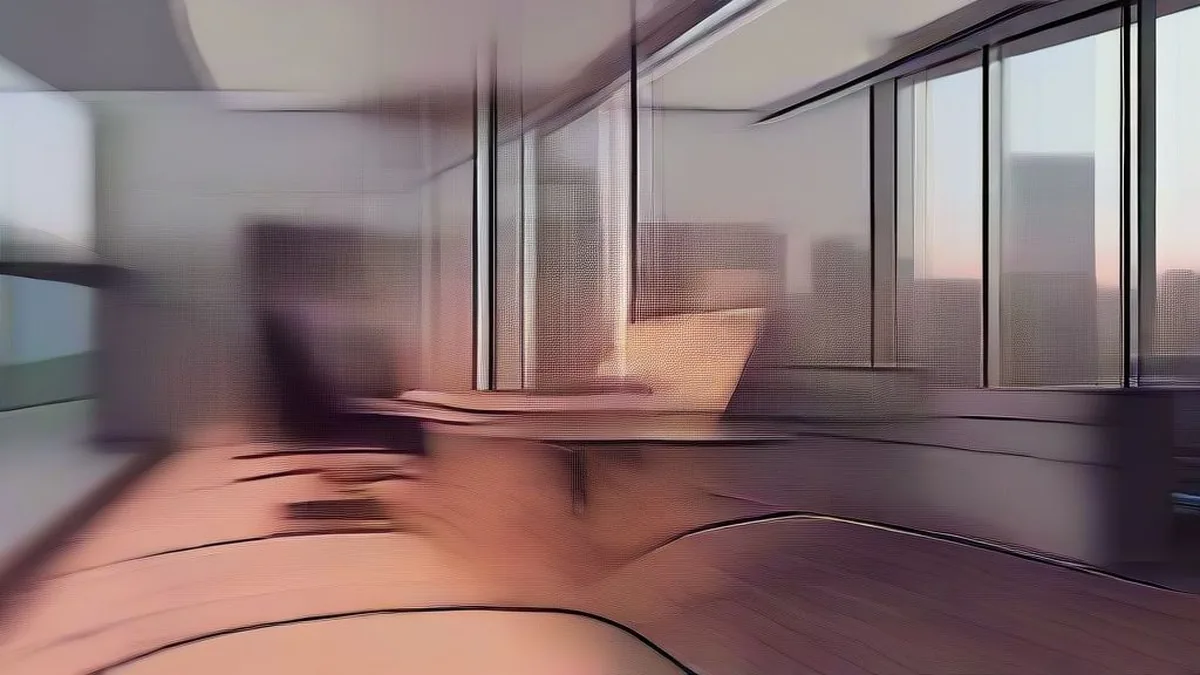 A software engineer working in a modern office with multiple computer monitors displaying code.