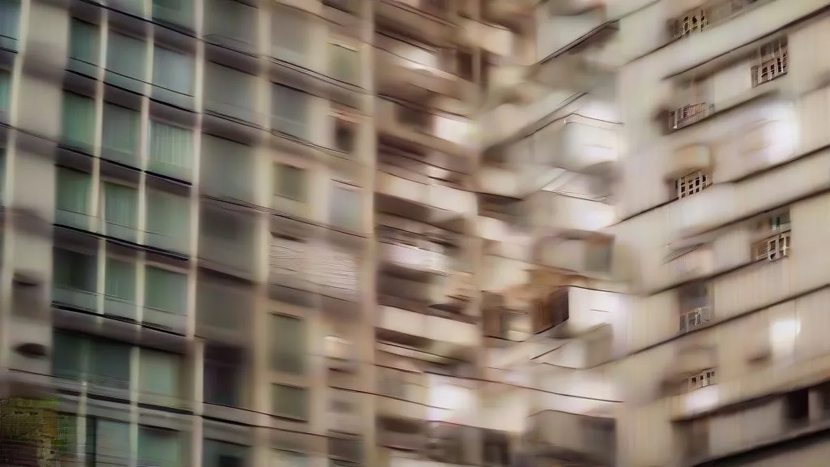 Exterior view of a residential apartment complex in Bengaluru where the incident occurred.