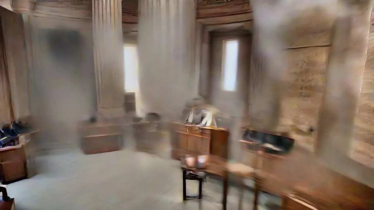 Inside the Supreme Court of India during a hearing on cyber crime.