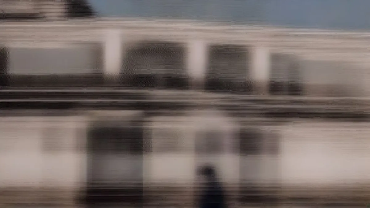 Exterior view of the government secretariat building in Lucknow under daylight.